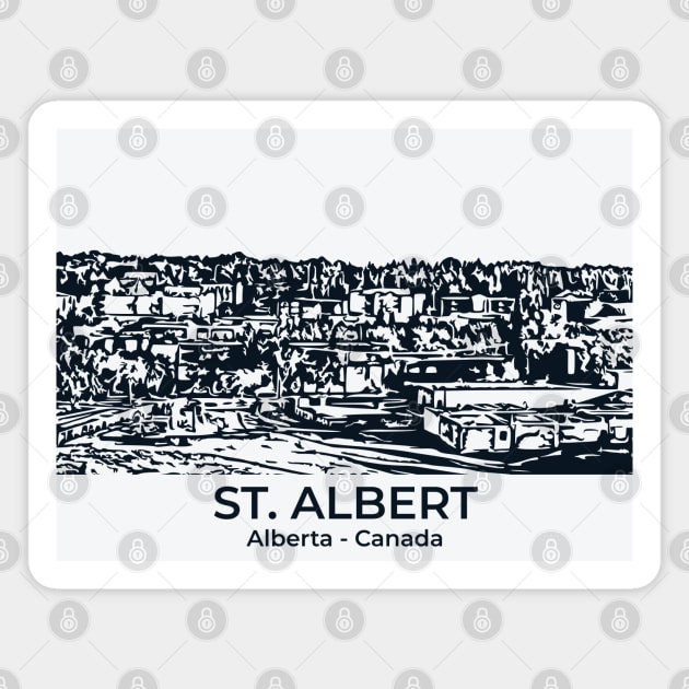 St. Albert - Alberta Magnet by Lakeric